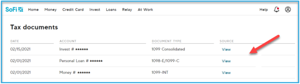 sofi crypto tax documents